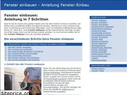 Sites similar to fenstereinbauen.com