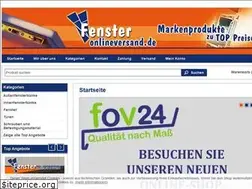 Sites similar to fensteronlineversand.de