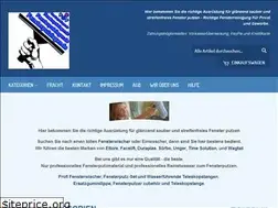 Sites similar to fensterputzlager.de
