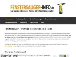 Sites similar to fenstersauger-info.de