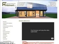 Sites similar to fenstertechnik-heimerl.de