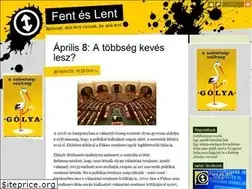 Sites similar to fenteslent.blog.hu