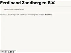 Sites similar to ferdinandzandbergen.com
