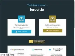 Sites similar to ferdon.io