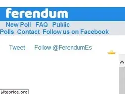 Sites similar to ferendum.com