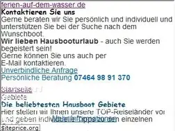 Sites similar to ferien-auf-dem-wasser.de