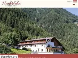 Sites similar to ferienhof-haderlehn.at