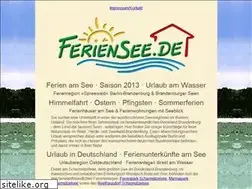 Sites similar to ferienwohnungen-see.de