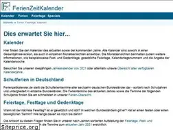 Sites similar to ferienzeitkalender.de