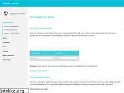 Sites similar to ferinheighttocelsius.com
