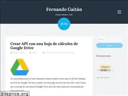Sites similar to fernando-gaitan.com.ar