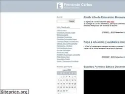 Sites similar to fernandocarlos.com.ar