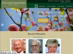 Sites similar to ferncreekfuneralhome.com
