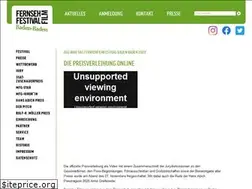 Sites similar to fernsehfilmfestival.de