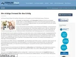 Sites similar to fernuni-check.de