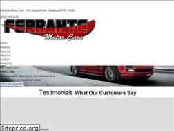 Sites similar to ferrantemotorcars.com