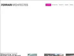 Sites similar to ferrari-architectes.ch