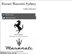 Sites similar to ferrarimaseratisydney.com.au