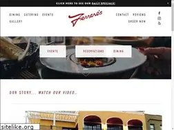 Sites similar to ferrarosrestaurant.com