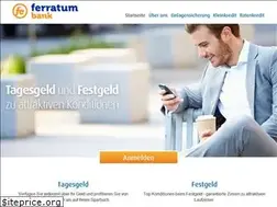 Sites similar to ferratumbank.de