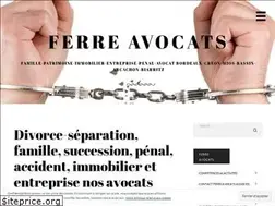 Sites similar to ferreavocats.com