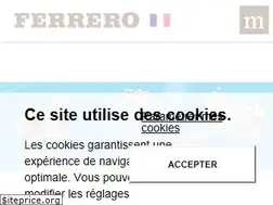Sites similar to ferrero.fr