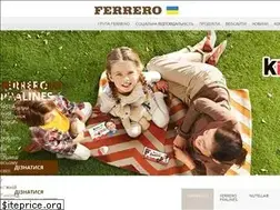 Sites similar to ferrero.ua