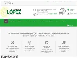Sites similar to ferreterialopezonline.es