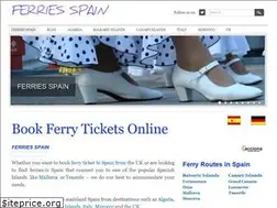 Sites similar to ferriesspain.com