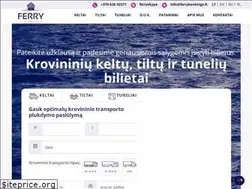 Sites similar to ferrybookings.lt