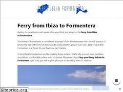 Sites similar to ferryibizaformentera.es