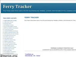 Sites similar to ferrytracker.net