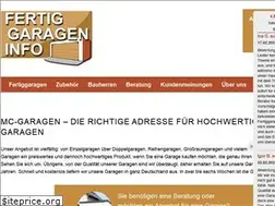 Sites similar to fertiggarageninfo.de