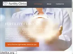 Sites similar to fertilityclinics.com