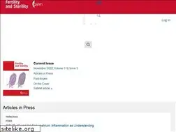 Sites similar to fertstert.org