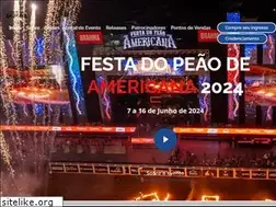 Sites similar to festadopeaodeamericana.com.br