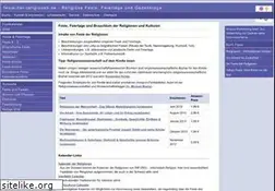Sites similar to feste-der-religionen.de