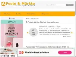 Sites similar to feste-und-maerkte.de