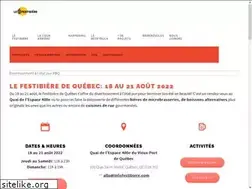 Sites similar to festibieredequebec.com