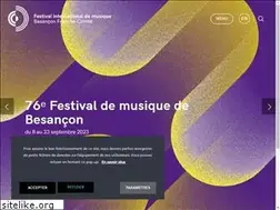 Sites similar to festival-besancon.com