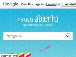 Sites similar to festivalabierto.com
