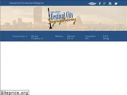Sites similar to festivalcitysymphony.org