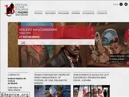 Sites similar to festivaldecineitalianodemadrid.com