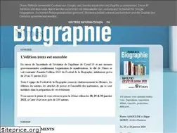 Sites similar to festivaldelabiographie.com