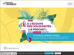Sites similar to festivaldessolidarites.org