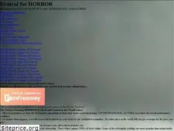 Sites similar to festivalforhorror.com