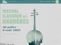 Sites similar to festivalhauderes.ch