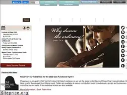 Sites similar to festivalhill.org