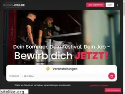 Sites similar to festivaljobs.de