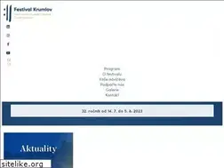Sites similar to festivalkrumlov.cz